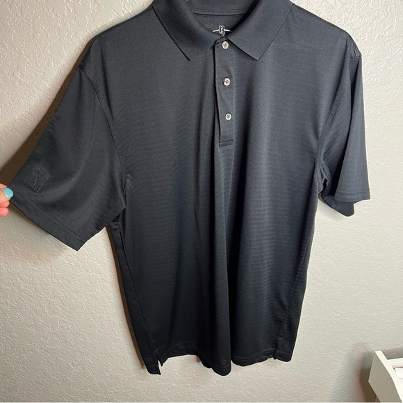 BNWOT Men’s Champions Tour Black Polo Top - Picture 3 of 6